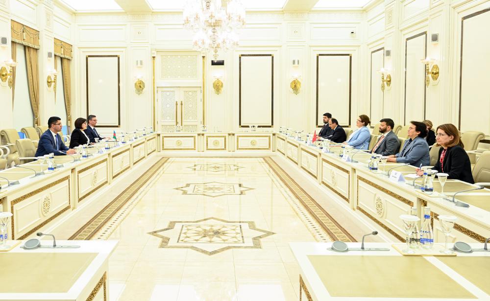 Milli Məclisin sədri Sahibə Qafarova Əlcəzair Milli Xalq Assambleyasının sədri ilə görüşüb