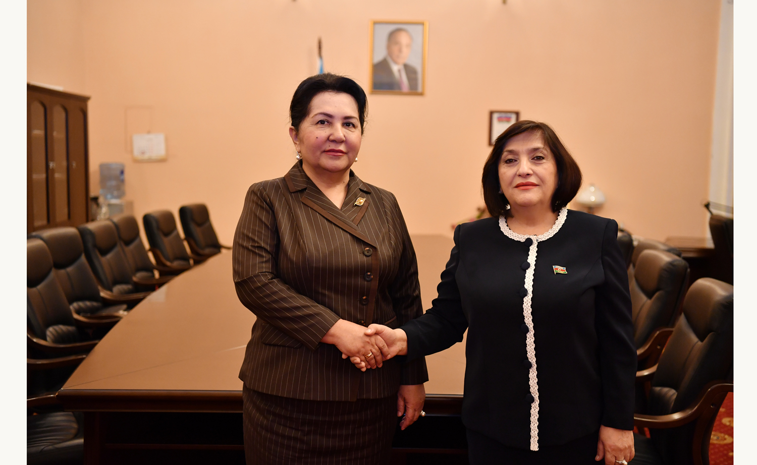 Chair of Milli Majlis Sahiba Gafarova Meets Chair of Uzbekistan Oliy Majlis Senate Tanzila Narbayeva