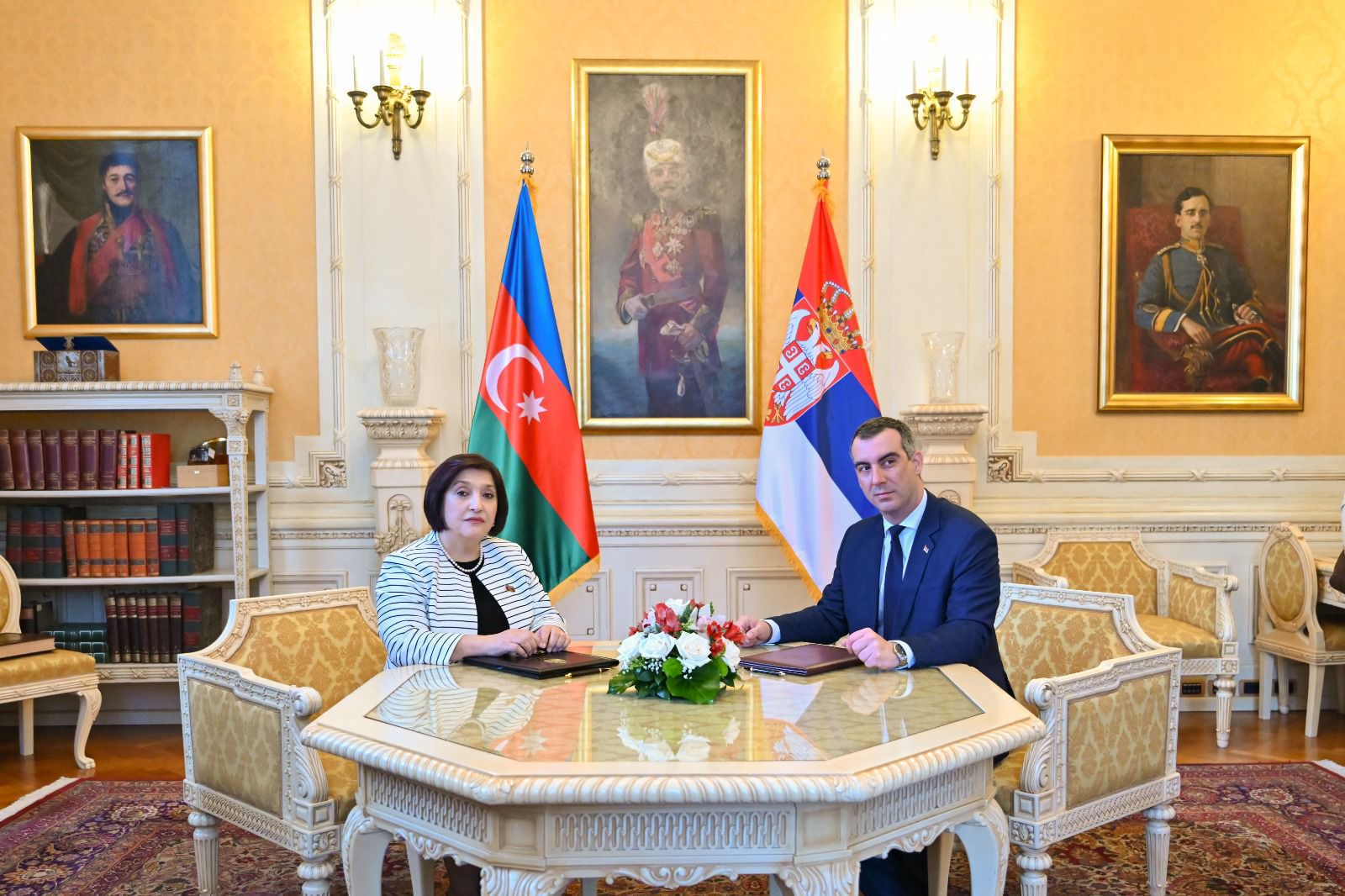Azerbaijani, Serbian Parliaments Ink a Memorandum of Understanding