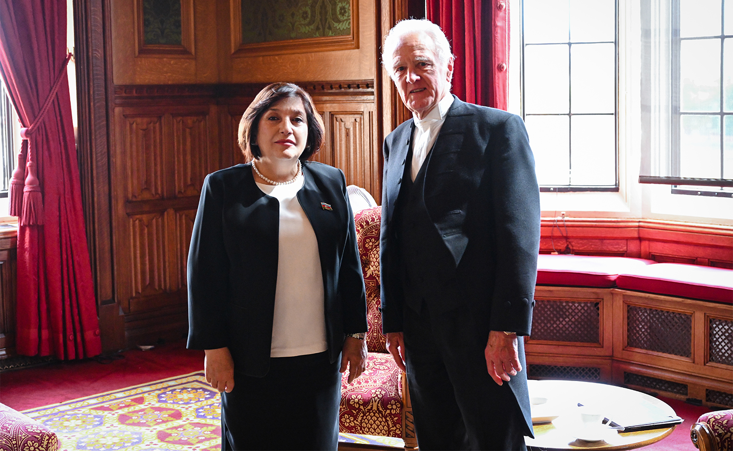 Chair of Milli Majlis Sahiba Gafarova Meets Lord Speaker of the House of Lords 